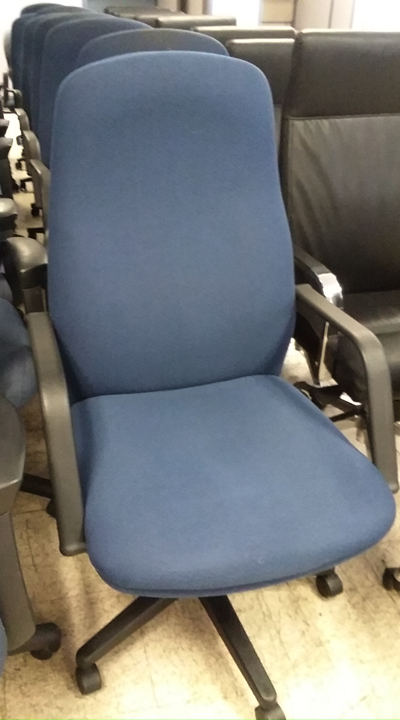 High Back Blue Conference Chair