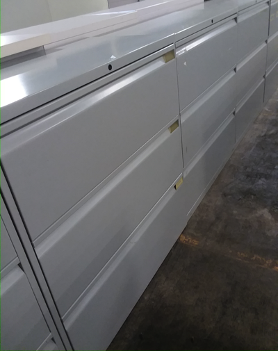 Used office file cabinets